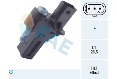 Sensor, posición arbol de levas FAE 79287 FAE 79287 Precio Rebajado